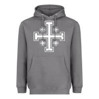 Storm crusader cross of jerusalem knights templa Heavyweight Hoodie - linhVisuals