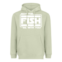 Matcha May The Fish Be With You Fishing3 Heavyweight Hoodie - linhVisuals