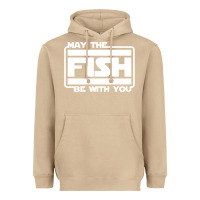 Mushroom May The Fish Be With You Fishing3 Heavyweight Hoodie - linhVisuals