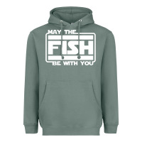 Sage May The Fish Be With You Fishing3 Heavyweight Hoodie - linhVisuals