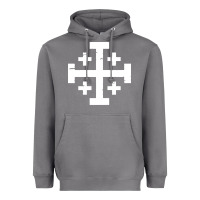 Storm crusader cross of jerusalem Heavyweight Hoodie - linhVisuals