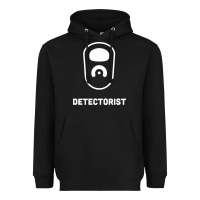 Black detectorist Heavyweight Hoodie - linhVisuals