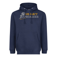 Navy us navy seabees we build, we fight us navy sweatshirt Heavyweight Hoodie - linhVisuals