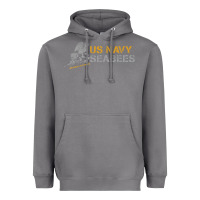 Storm us navy seabees we build, we fight us navy sweatshirt Heavyweight Hoodie - linhVisuals