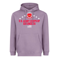 Lavender us army corps of engineers (usace) pullover hoodie Heavyweight Hoodie - linhVisuals