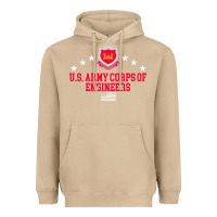 Mushroom us army corps of engineers (usace) pullover hoodie Heavyweight Hoodie - linhVisuals