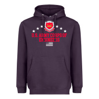Us Army Corps Of Engineers (usace) Pullover Hoodie Heavyweight Hoodie | Teevron