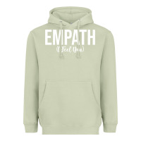 Matcha empath i feel you gift for empathetic person empathy pullover hoodie Heavyweight Hoodie - linhVisuals