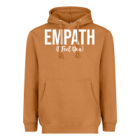 Meerkat empath i feel you gift for empathetic person empathy pullover hoodie Heavyweight Hoodie - linhVisuals
