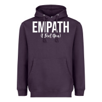 Plum empath i feel you gift for empathetic person empathy pullover hoodie Heavyweight Hoodie - linhVisuals