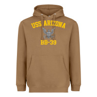 Toasted Coconut uss arizona bb 39 battleship t shirt Heavyweight Hoodie - linhVisuals