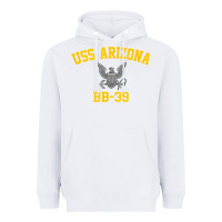 Uss Arizona Bb 39 Battleship T Shirt Heavyweight Hoodie | Teevron