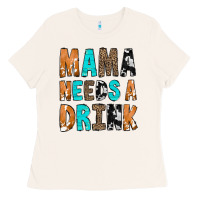 Bone Mama Needs a Drink Ladies Tee - CowCowDesign