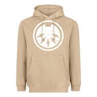 Mushroom distressed midi plug synthesizer Heavyweight Hoodie - linhVisuals