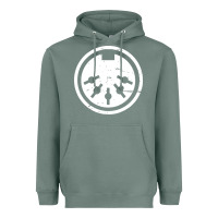 Sage distressed midi plug synthesizer Heavyweight Hoodie - linhVisuals