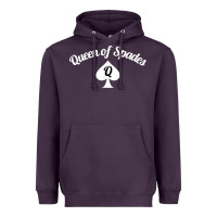 Plum queen of spades clothes for women   qos tee t shirt Heavyweight Hoodie - linhVisuals
