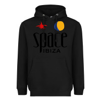 Black Space Ibiza Heavyweight Hoodie - linhVisuals