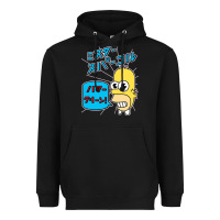Black Sparkle simpsons Heavyweight Hoodie - linhVisuals