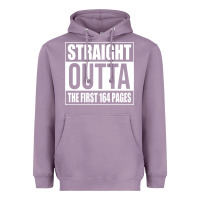 Lavender Straight Outta The First 164 Pages Heavyweight Hoodie - linhVisuals