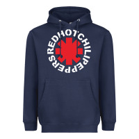 Navy the white hot peppers Heavyweight Hoodie - linhVisuals