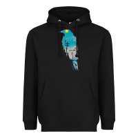 Black raven t  shirt the raven t  shirt Heavyweight Hoodie - linhVisuals