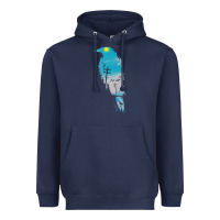 Navy raven t  shirt the raven t  shirt Heavyweight Hoodie - linhVisuals