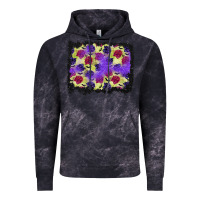 Cloud Black halloween bat and roses background Vintage Hoodie - BundleAndBundleShop