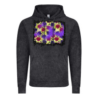 Vintage Black halloween bat and roses background Vintage Hoodie - BundleAndBundleShop