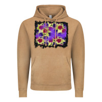 Vintage Camel halloween bat and roses background Vintage Hoodie - BundleAndBundleShop