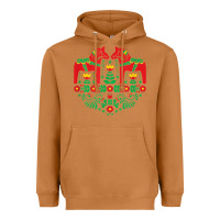 Meerkat swedish dala horse folk art t shirt Heavyweight Hoodie - linhVisuals