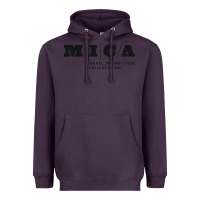 Plum Maryland Institute College of Art Heavyweight Hoodie - linhVisuals