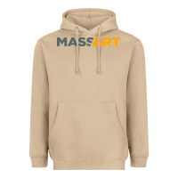 Mushroom Massachusetts College of Art and Design Heavyweight Hoodie - linhVisuals