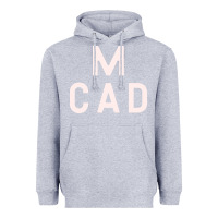 Heather Grey Minneapolis College of Art and Design Heavyweight Hoodie - linhVisuals