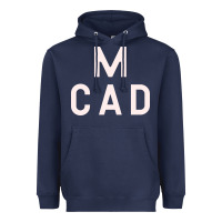 Navy Minneapolis College of Art and Design Heavyweight Hoodie - linhVisuals