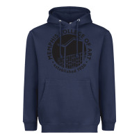 Navy Memphis College of Art Heavyweight Hoodie - linhVisuals