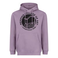 Lavender Memphis College of Art Heavyweight Hoodie - linhVisuals