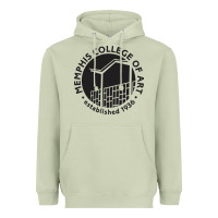 Matcha Memphis College of Art Heavyweight Hoodie - linhVisuals