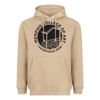 Mushroom Memphis College of Art Heavyweight Hoodie - linhVisuals