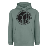 Sage Memphis College of Art Heavyweight Hoodie - linhVisuals
