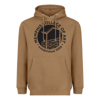 Toasted Coconut Memphis College of Art Heavyweight Hoodie - linhVisuals