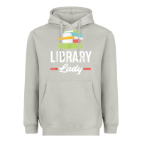 Moon Dust womens funny library lady librarian library assistant t shirt Heavyweight Hoodie - linhVisuals