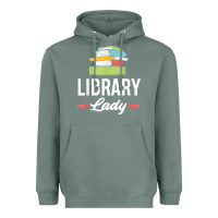 Sage womens funny library lady librarian library assistant t shirt Heavyweight Hoodie - linhVisuals