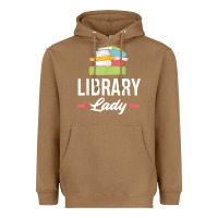 Toasted Coconut womens funny library lady librarian library assistant t shirt Heavyweight Hoodie - linhVisuals