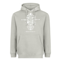 Moon Dust national park service, skull animals hiking camping eliments t shirt Heavyweight Hoodie - linhVisuals
