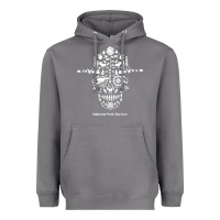 Storm national park service, skull animals hiking camping eliments t shirt Heavyweight Hoodie - linhVisuals