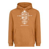 Meerkat national park service, skull animals hiking camping eliments t shirt Heavyweight Hoodie - linhVisuals