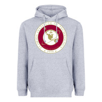 Heather Grey florida institute of technology Heavyweight Hoodie - linhVisuals