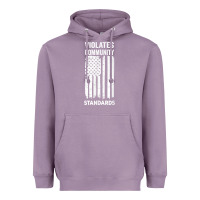 Lavender violates community standards apparel community t shirt Heavyweight Hoodie - linhVisuals