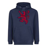 Lion Rampant Of Scotland, Royal Banner, Royal Arms, Scottish Pride Heavyweight Hoodie | Teevron