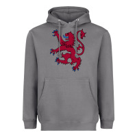 Storm lion rampant of scotland, royal banner, royal arms, scottish pride Heavyweight Hoodie - linhVisuals